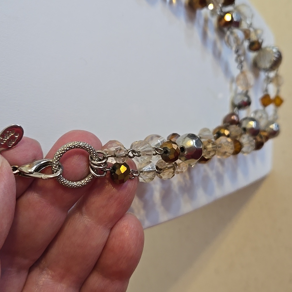 N-011-Vintage Signed Cookie Lee Necklace - Picture 4 of 5